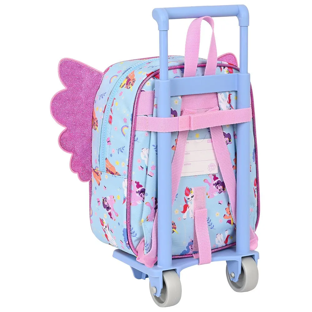 Safta My Little Pony Wild & Free Mini 232 Ryggsekk Med Hjul, Multicolor