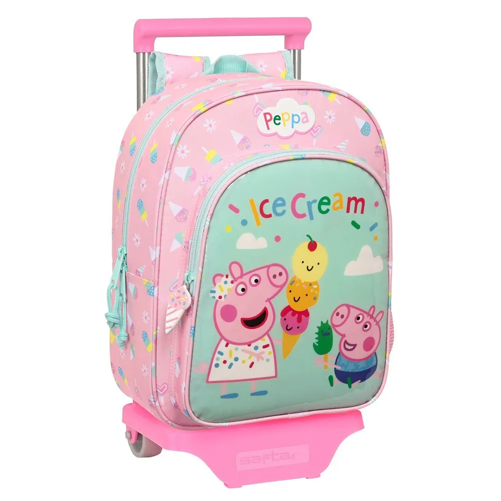 Safta Peppa Pig Med Trallehjul Iskre Ryggsekk, Multicolor Safta Peppa Pig Med Trallehjul Iskre Ryggsekk, Multicolor