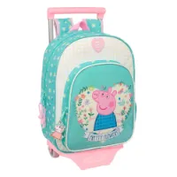 Safta Peppa Pig Pretty Flowers Ryggsekk Med Hjul