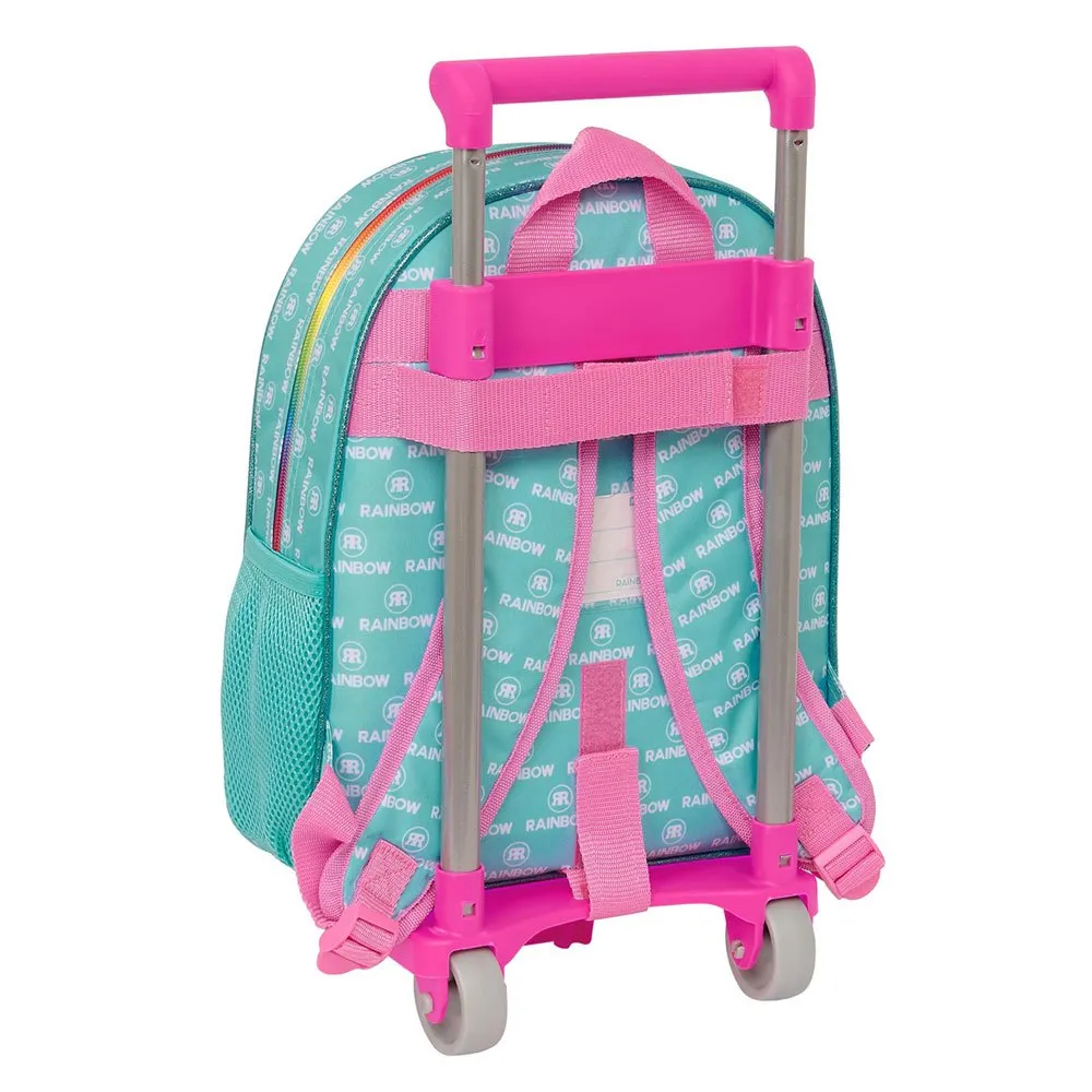 Safta Rainbow High Paradise Hjulryggsekk, Multicolor