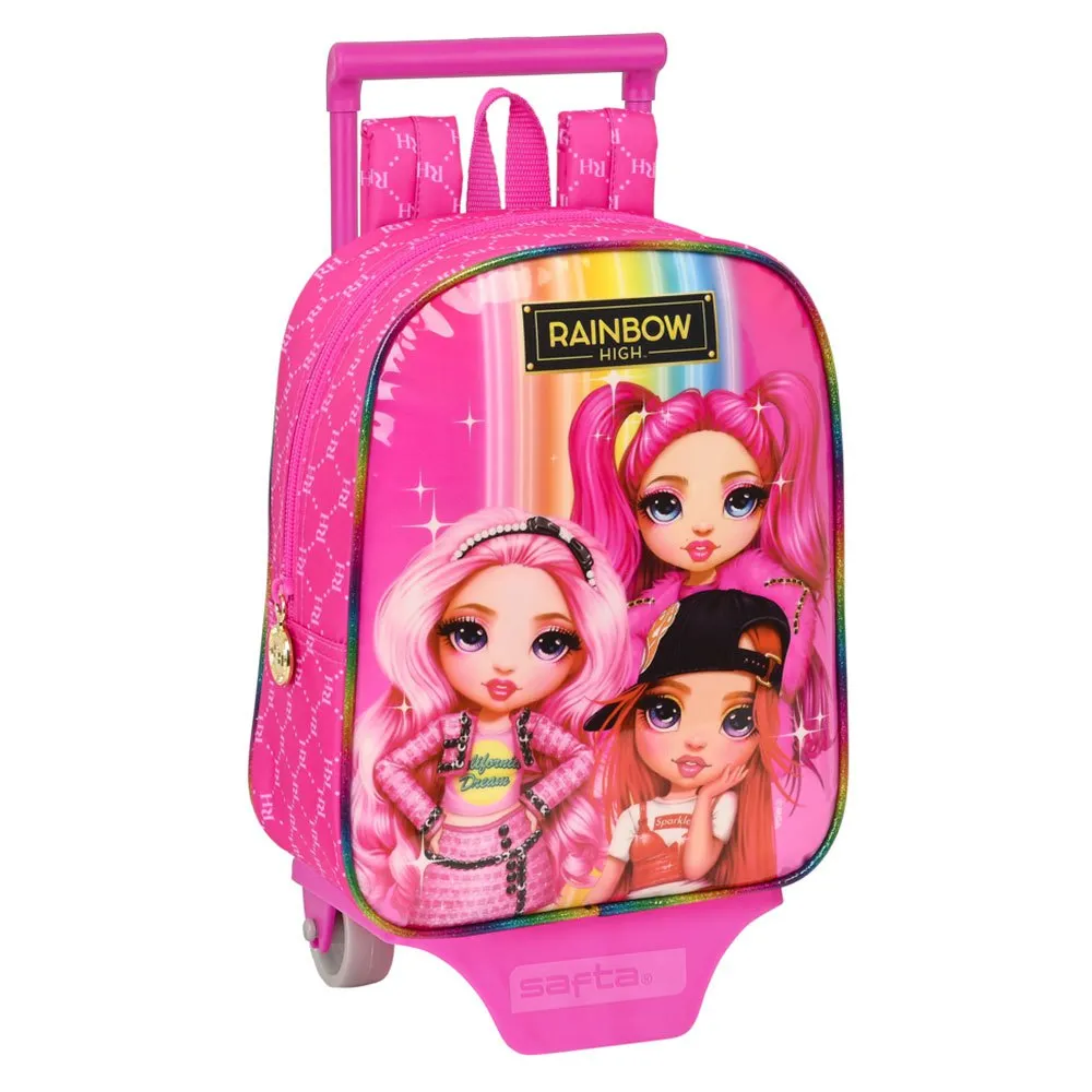 Safta Rainbow High Ryggsekk Med Hjul, Multicolor Safta Rainbow High Ryggsekk Med Hjul, Multicolor