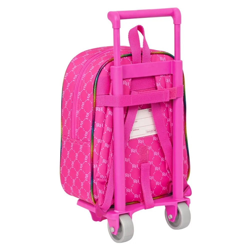 Safta Rainbow High Ryggsekk Med Hjul, Multicolor Safta Rainbow High Ryggsekk Med Hjul, Multicolor