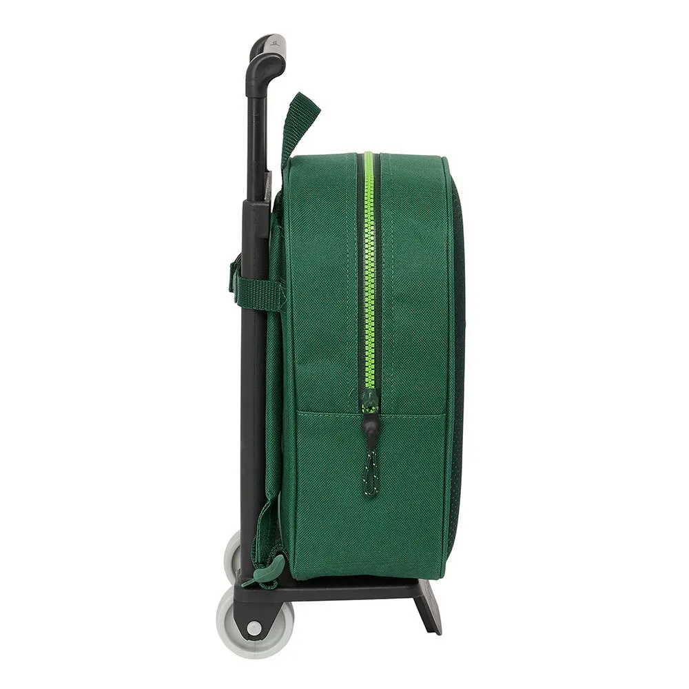 Safta Real Betis Balompie Water Resistent Mini Ryggsekk Med Hjul, Multicolor