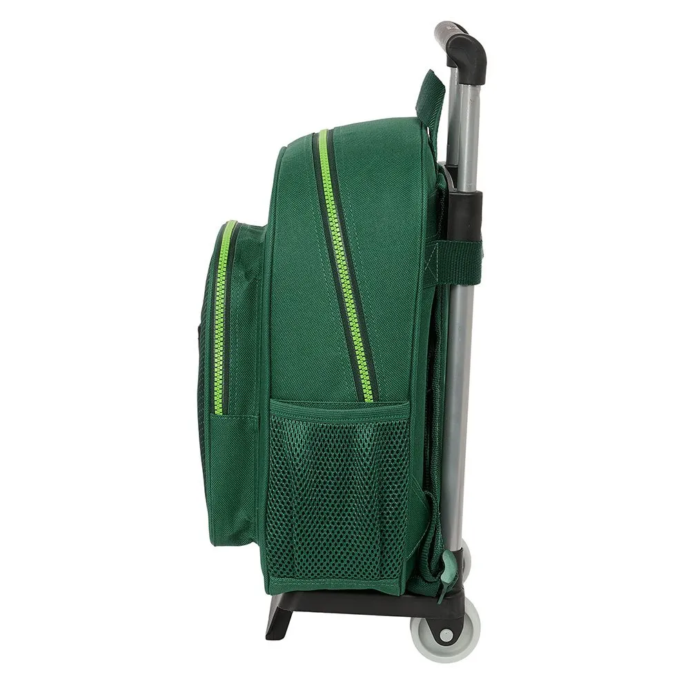 Safta Real Betis Balompie Water Resistent Ryggsekk Med Hjul, Multicolor
