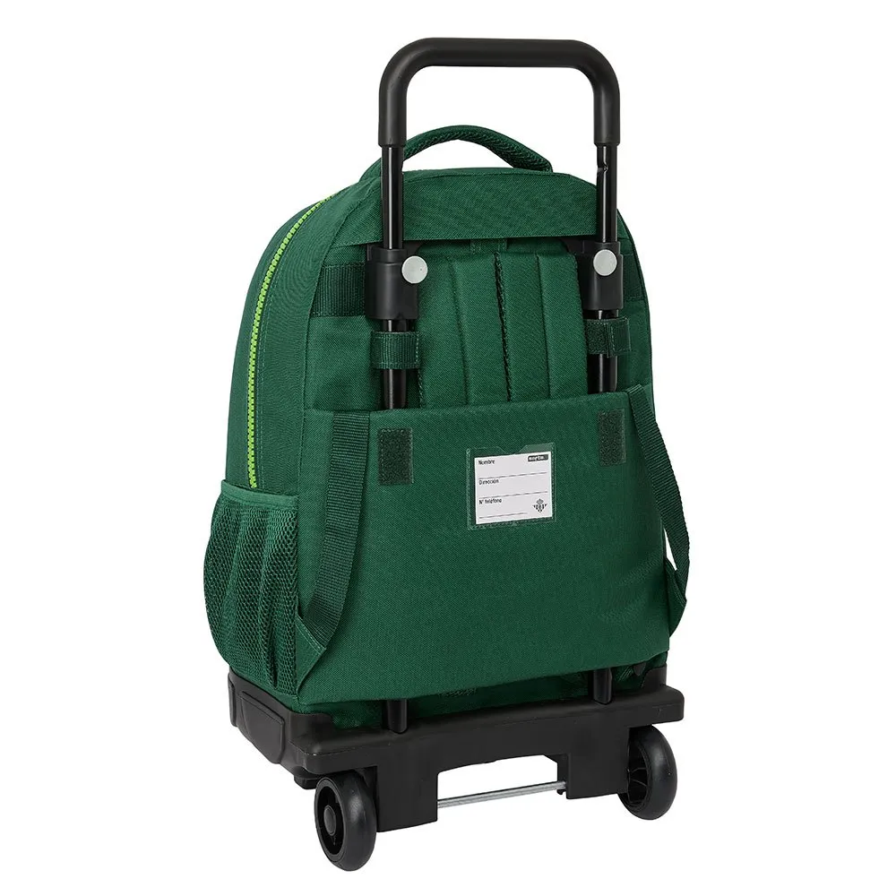 Safta Real Betis Balompie With Removable Ryggsekk Med Hjul, Multicolor