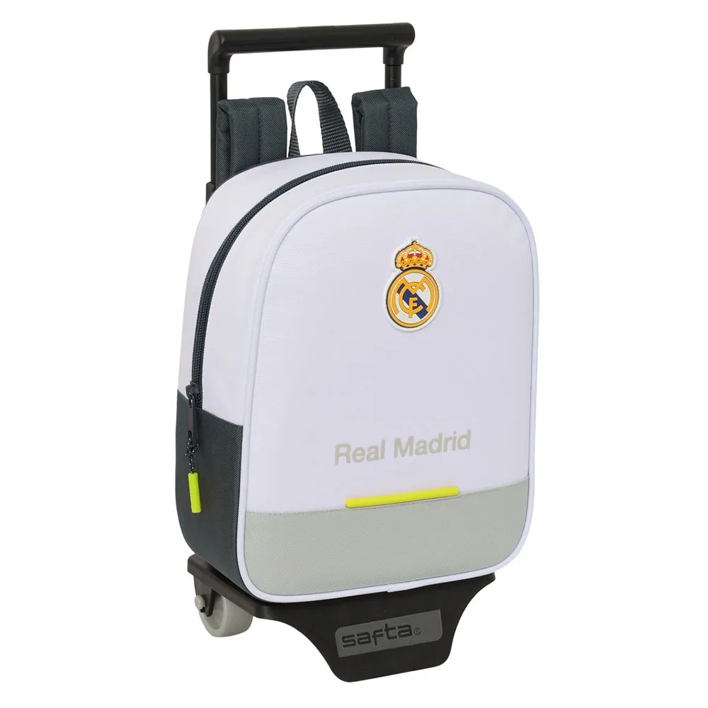 Safta Real Madrid 25/26 Mini Ryggsekk Med Hjul, Multicolor Safta Real Madrid 25/26 Mini Ryggsekk Med Hjul, Multicolor