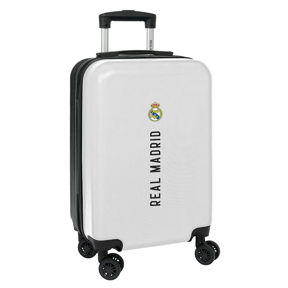 Safta Real Madrid First Kit 24/25 Cabin 20´´ Twin Wheels Trillekoffert, Multicolor