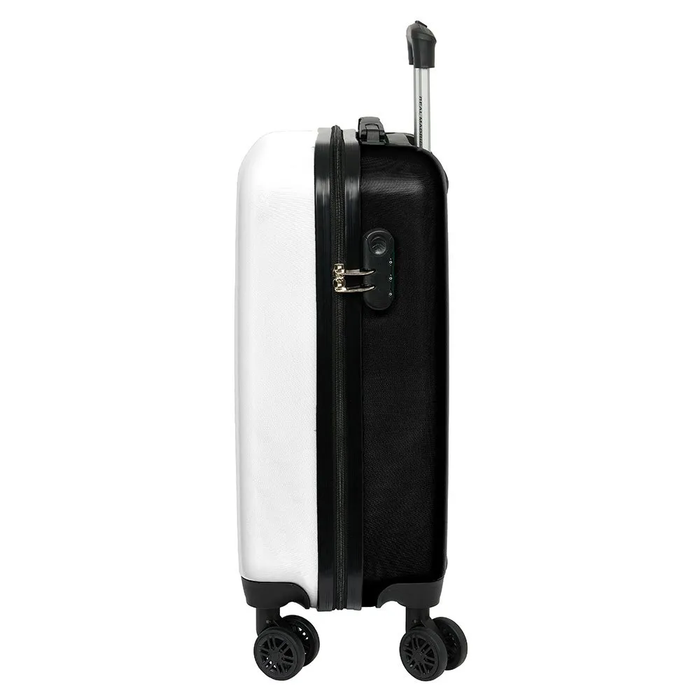 Safta Real Madrid First Kit 24/25 Cabin 20´´ Twin Wheels Trillekoffert, Multicolor
