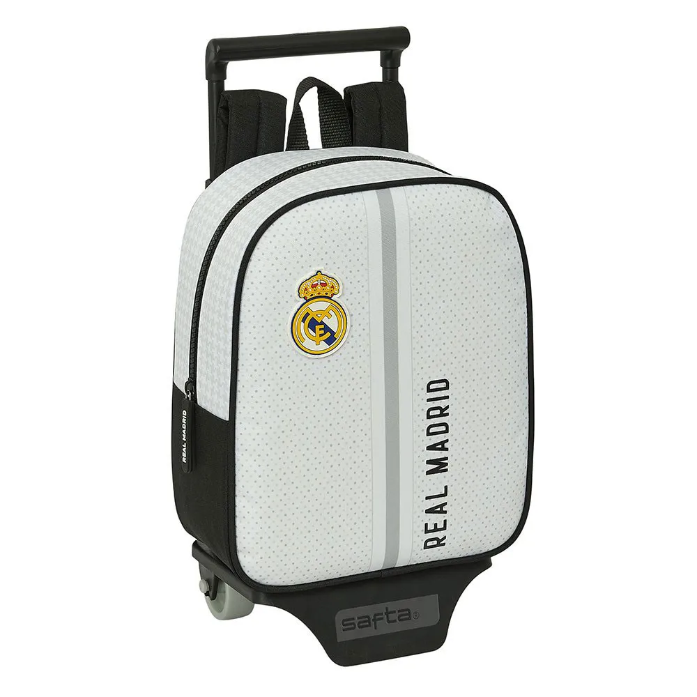 Safta Real Madrid First Kit 24/25 Mini Ryggsekk Med Hjul, Multicolor
