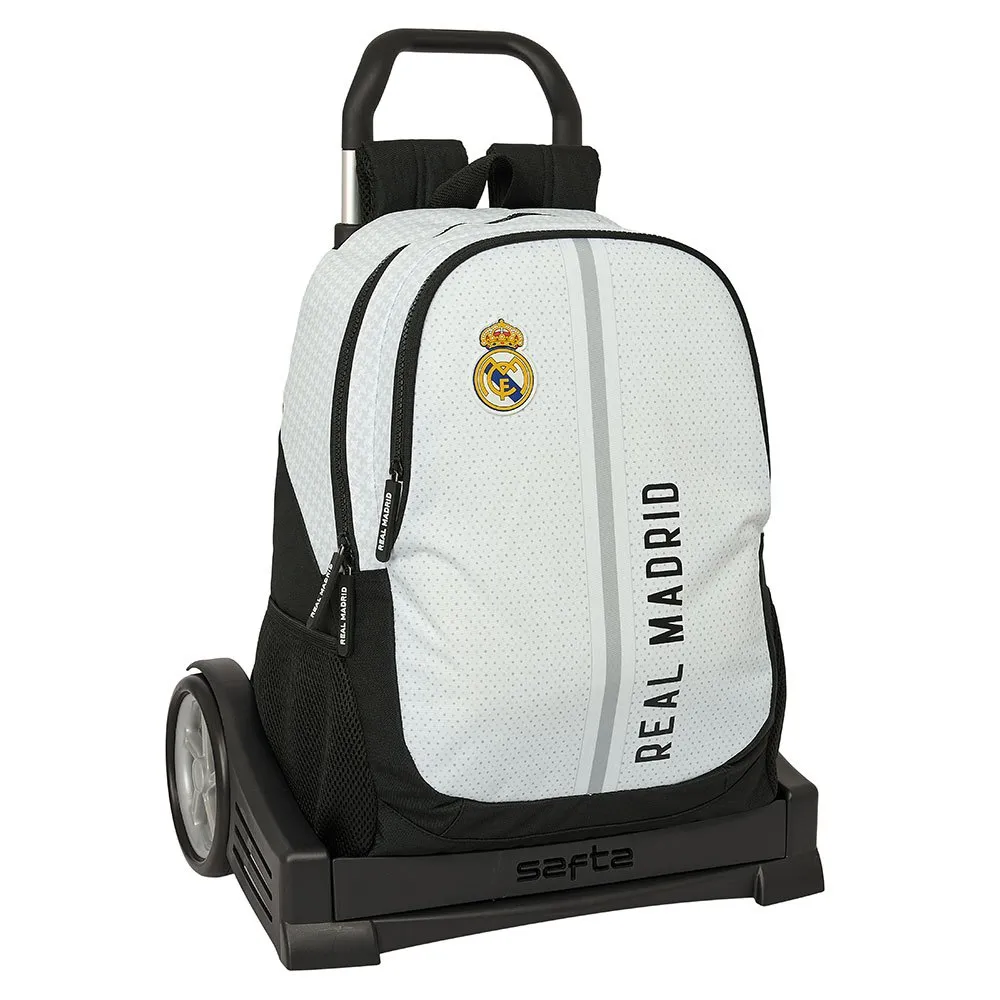 Safta Real Madrid First Kit 24/25 With Evolution Ryggsekk Med Hjul, Multicolor