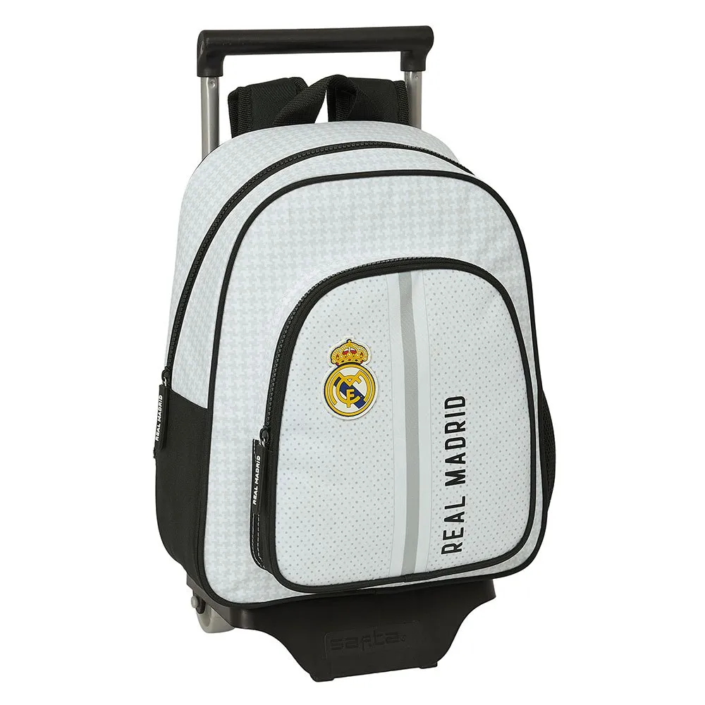 Safta Real Madrid First Kit 24/25 With Ryggsekk Med Hjul, Multicolor