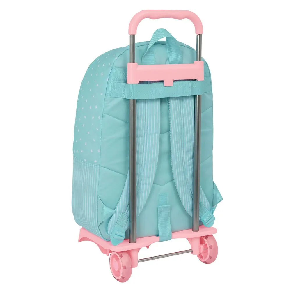 Safta Recycled+moos Butterflies Ryggsekk Med Hjul, Multicolor Safta Recycled+moos Butterflies Ryggsekk Med Hjul, Multicolor