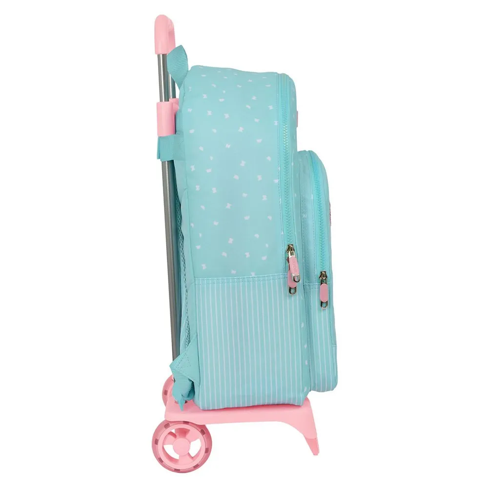 Safta Recycled+moos Butterflies Ryggsekk Med Hjul, Multicolor Safta Recycled+moos Butterflies Ryggsekk Med Hjul, Multicolor