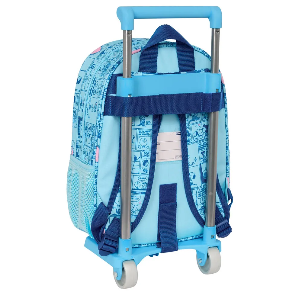 Safta Snoopy Love Ryggsekk Med Hjul, Multicolor Safta Snoopy Love Ryggsekk Med Hjul, Multicolor