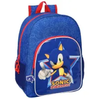 Safta Sonic "la Oss Rulle!"-ryggsekk 42 Cm Safta Sonic "la Oss Rulle!"-ryggsekk 42 Cm