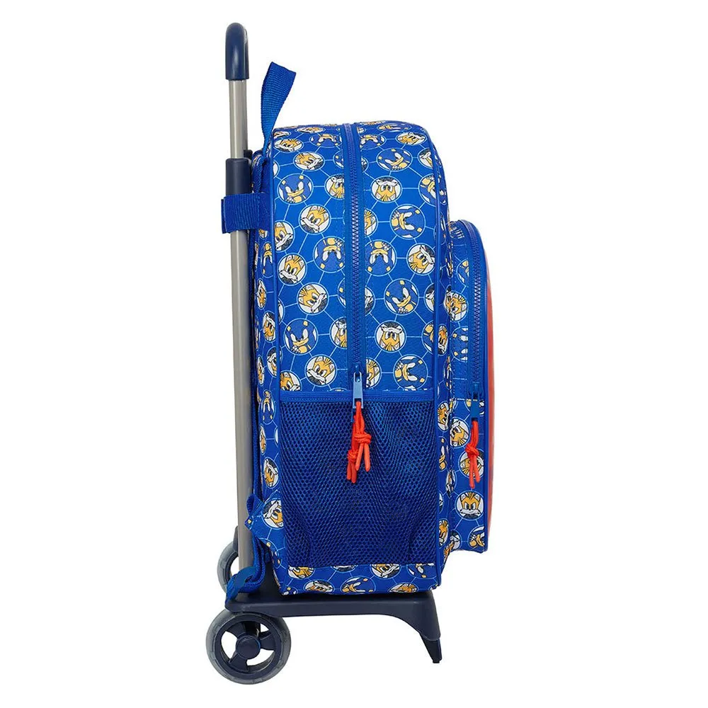 Safta Sonic Prime Ryggsekk Med Hjul, Multicolor