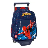 Safta Spider-man Neon Hjulryggsekk