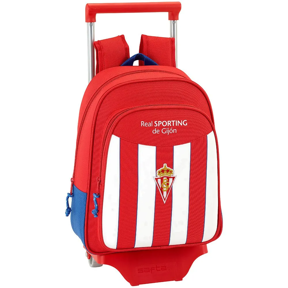 Safta Sporting De Gijon 9l Ryggsekk Med Hjul, Red Safta Sporting De Gijon 9l Ryggsekk Med Hjul, Red