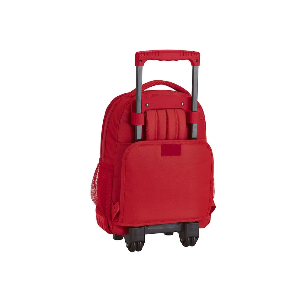 Safta Sporting Gijon Corporate Compact Ryggsekk Med Hjul 44l, Red