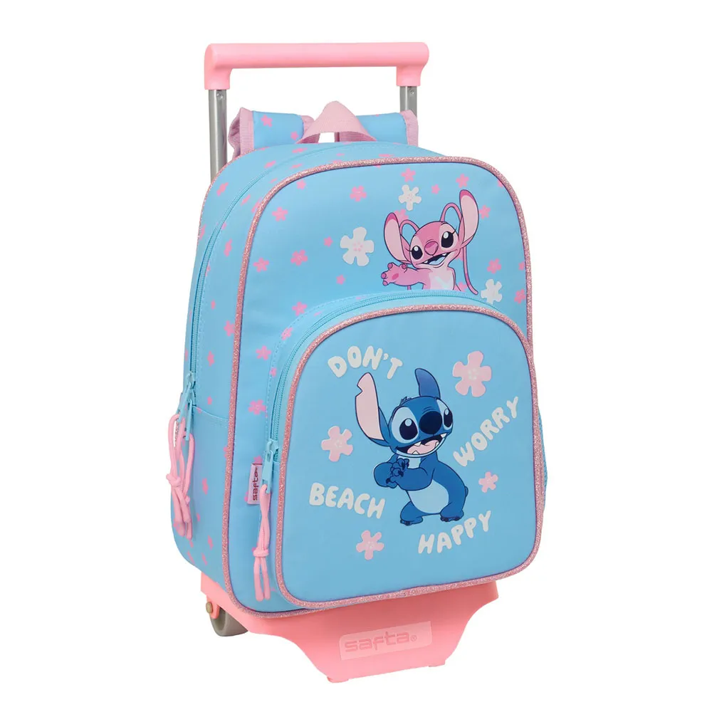 Safta Stitch Happy Ryggsekk Med Hjul Safta Stitch Happy Ryggsekk Med Hjul