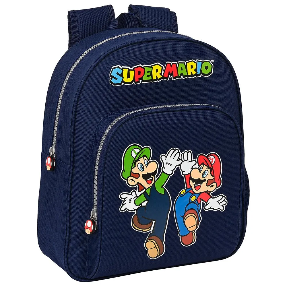 Safta Super Mario Small 34 Cm Ryggsekk, Multicolor Safta Super Mario Small 34 Cm Ryggsekk, Multicolor
