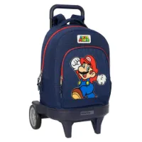 Safta Super Mario World Compact Ryggsekk Med Hjul Safta Super Mario World Compact Ryggsekk Med Hjul