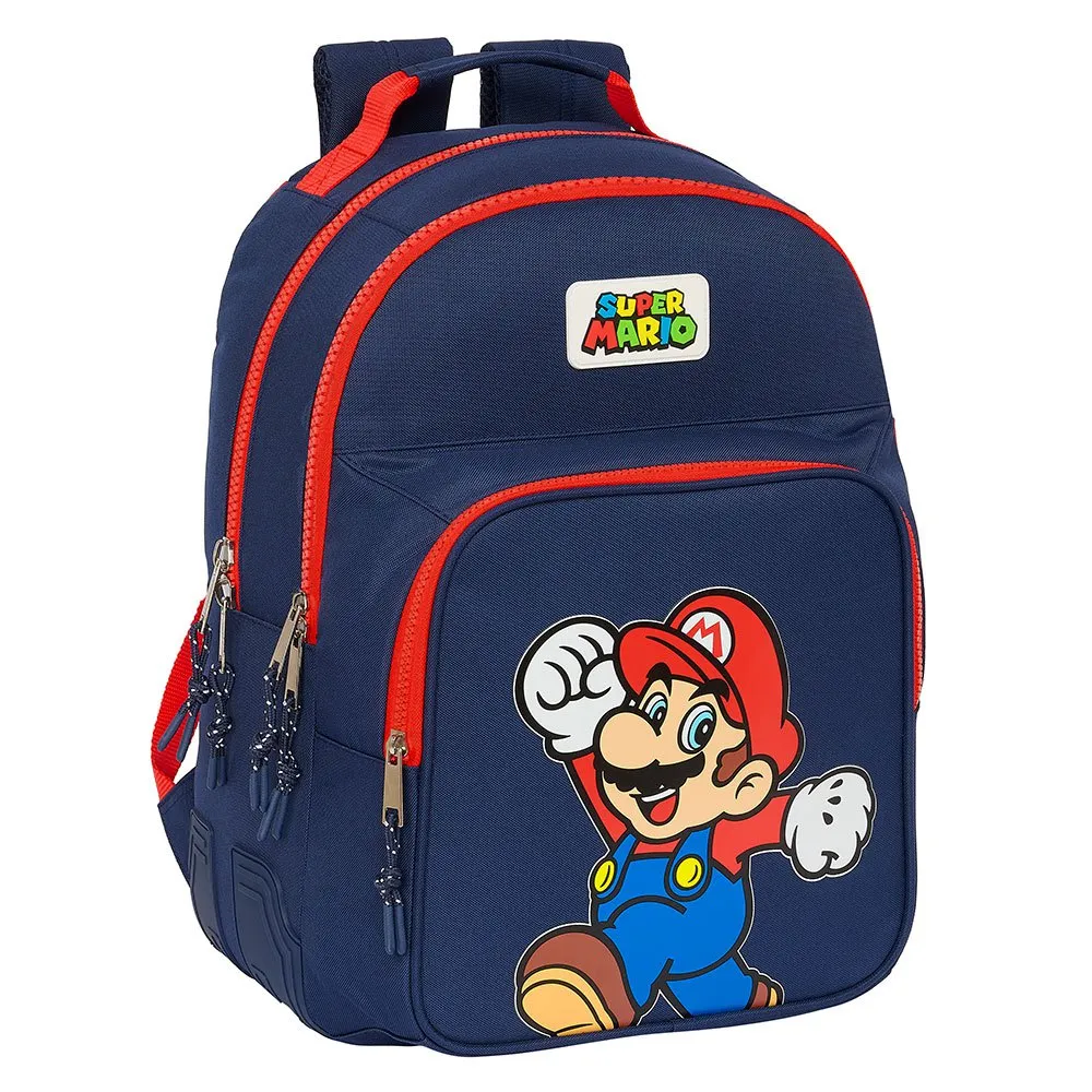 Safta Super Mario World Double Ryggsekk, Multicolor