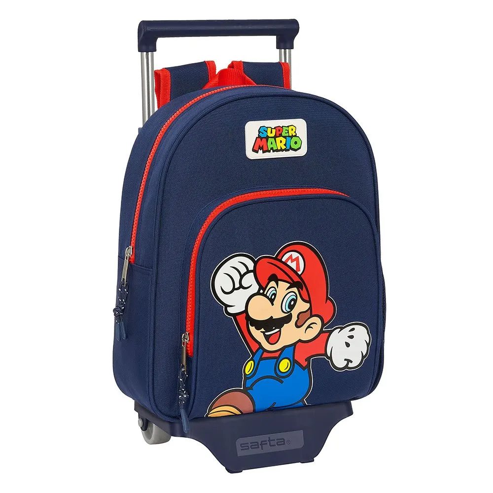 Safta Super Mario World Ryggsekk Med Hjul, Multicolor