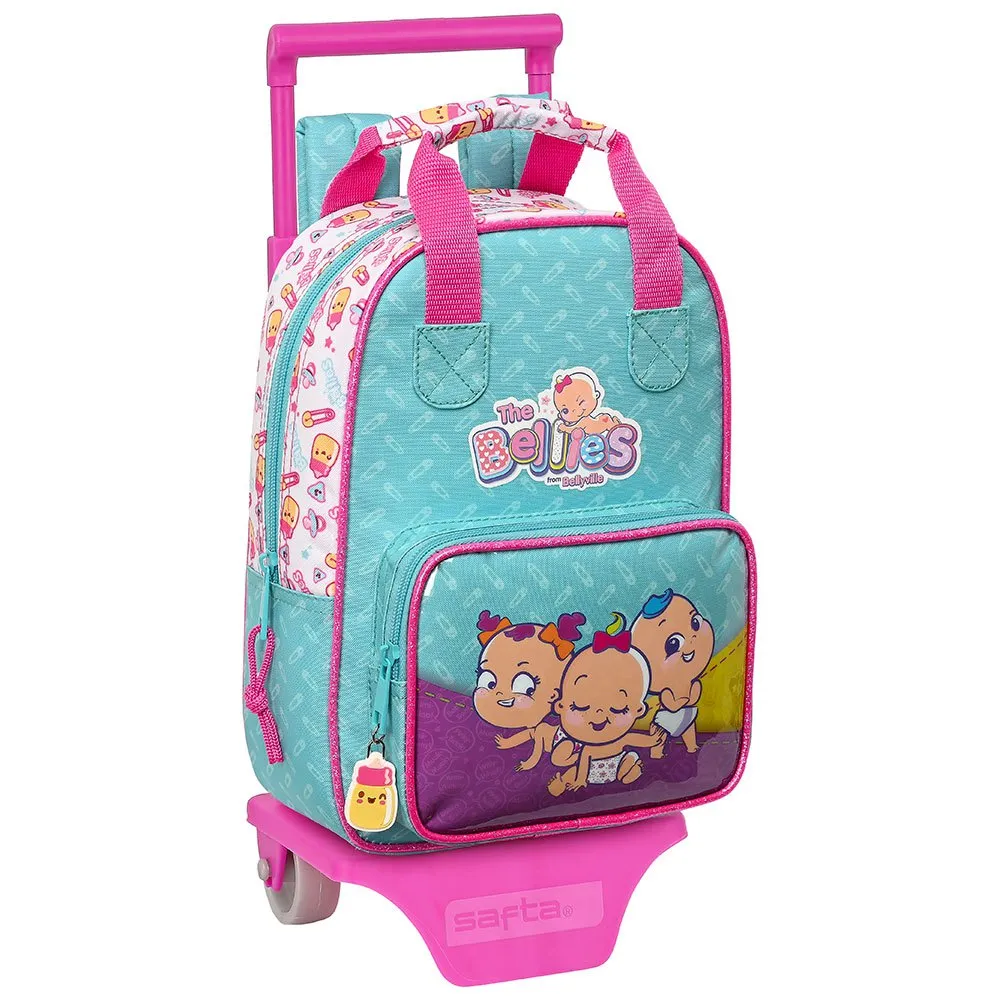 Safta The Bellies Mini 765 W/wheels Ryggsekk Med Hjul, Multicolor