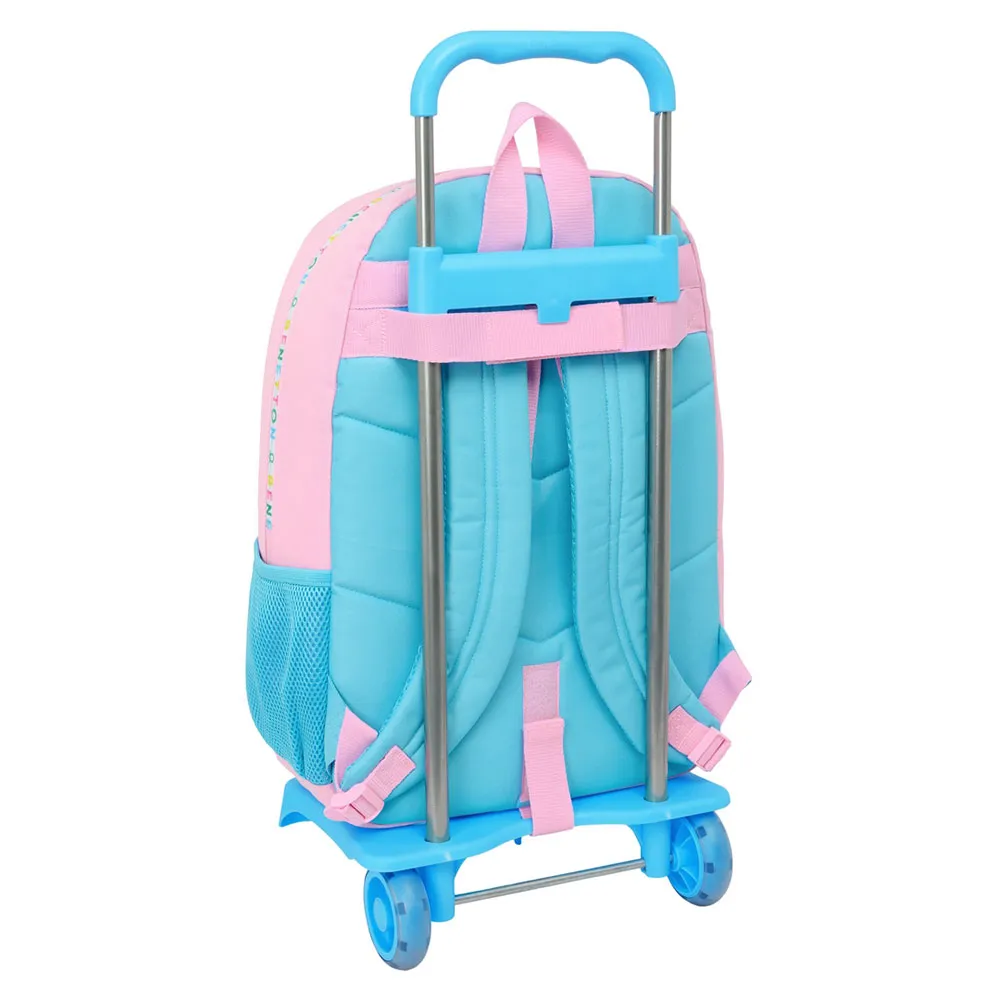 Safta Trolley Benetton Unique Ryggsekk Med Hjul, Multicolor