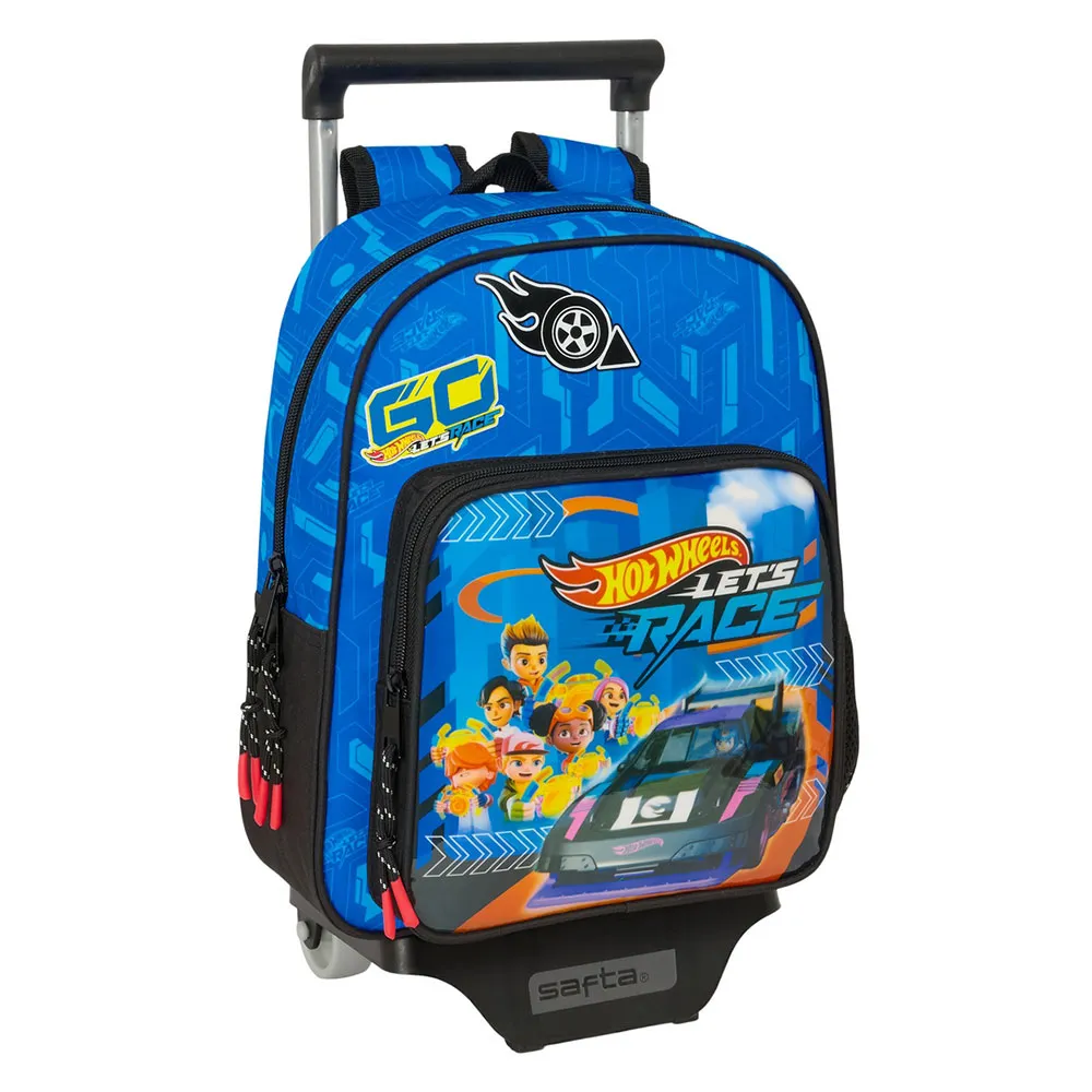 Safta Trolley Hot Wheels Let´s Race Ryggsekk Med Hjul