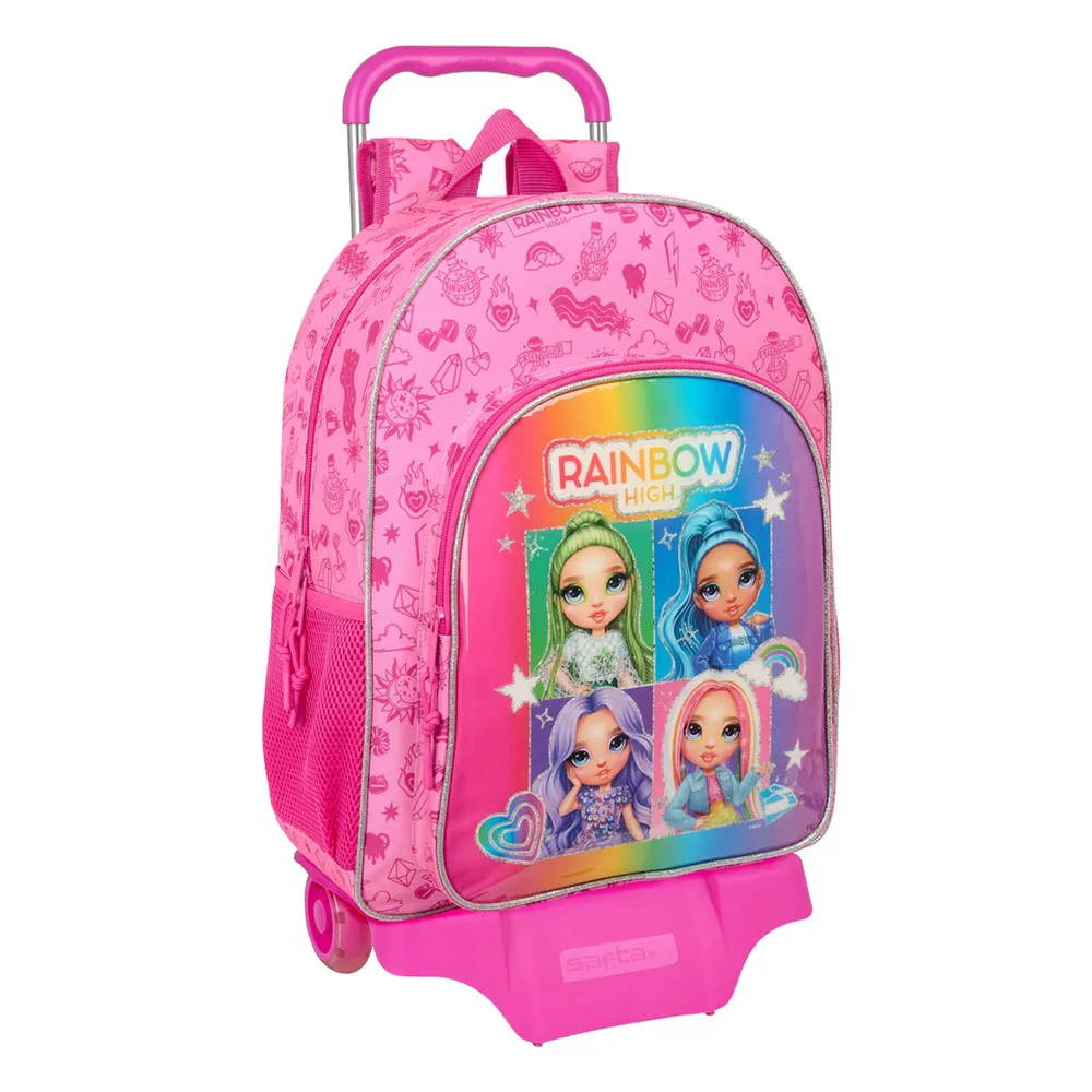 Safta Trolley Rainbow High Shine Ryggsekk Med Hjul