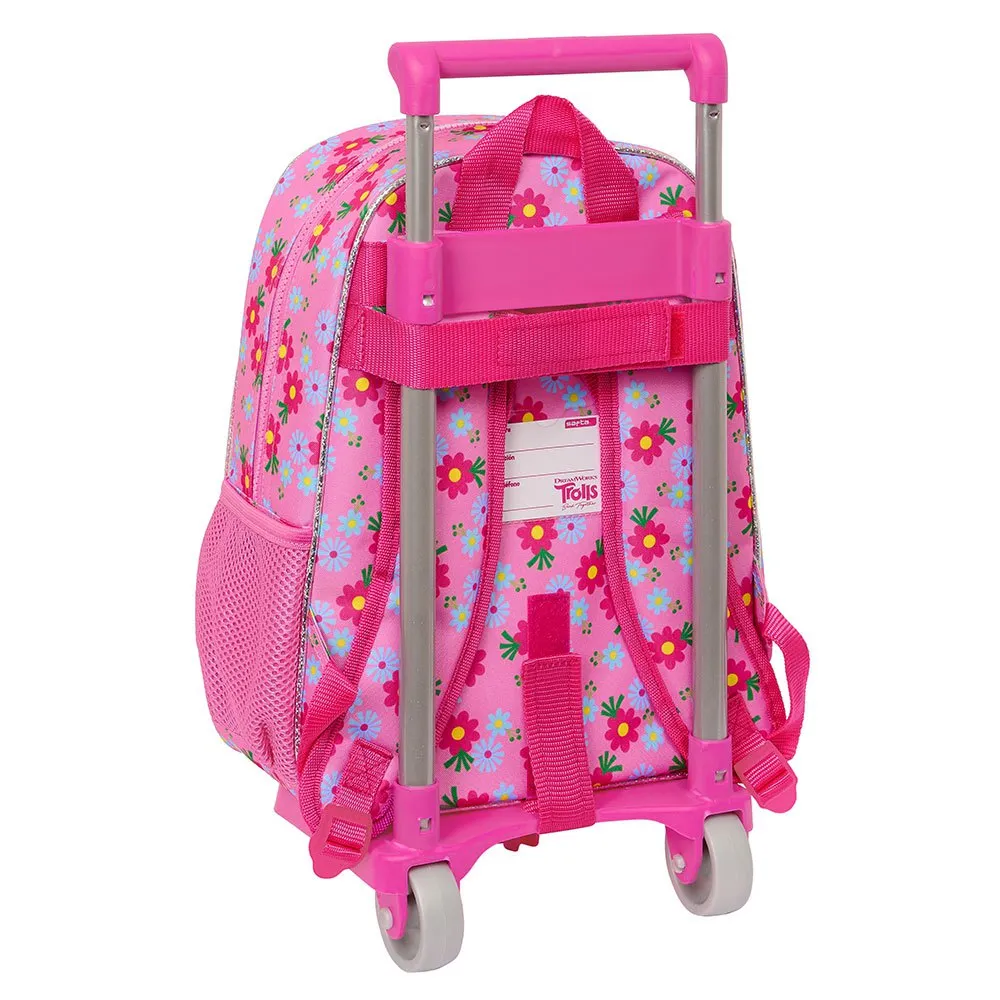 Safta Trolls 3 Ryggsekk Med Hjul, Multicolor