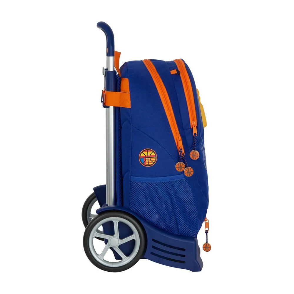 Safta Valencia Basket Evolution Ryggsekk Med Hjul 22.5l, Blue