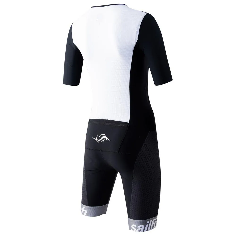 sailfish Aerosuit Pro Kortermet Trisuit female, Black / blue