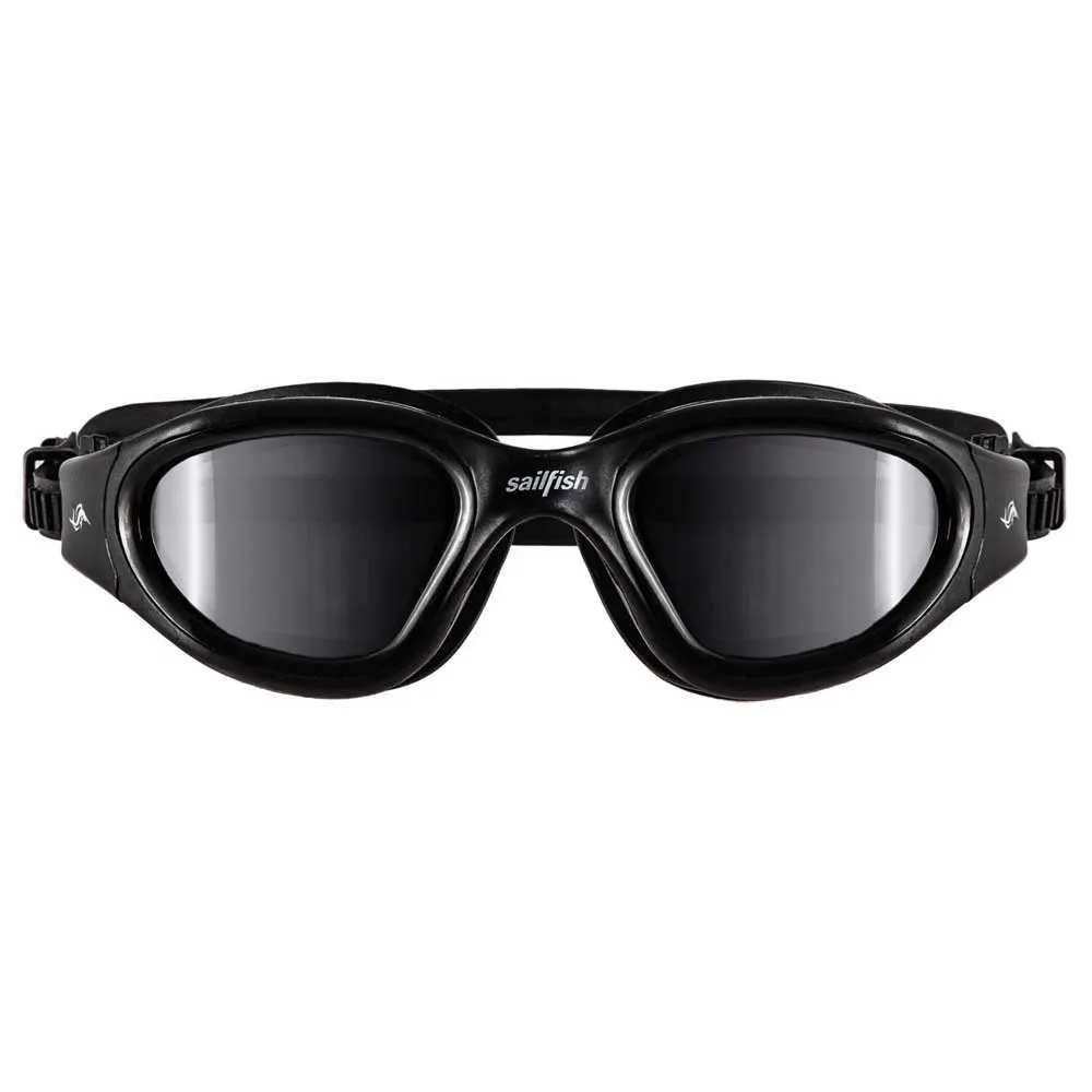 sailfish Blizzard Speil-svømmebriller unisex, Black polarized, One Size