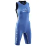 sailfish Rebel Pro Back Zip Competition Ermeløs Triatlon-drakt female, Blue