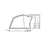 Salewa Alpine Hut Iv Telt, Cactus / grey, 4 Steder