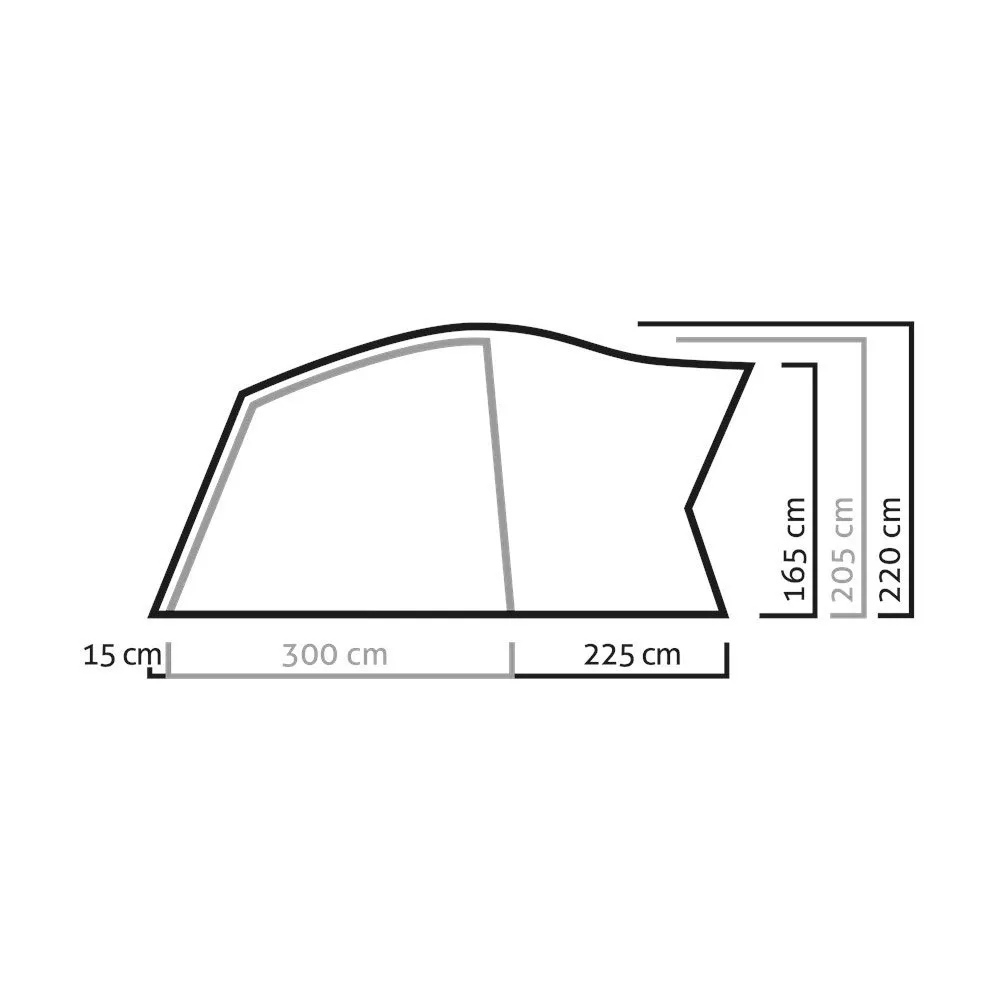 Salewa Alpine Lodge Iv Telt, Cactus / grey, 4 Steder Salewa Alpine Lodge Iv Telt, Cactus / grey, 4 Steder