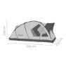 Salewa Alpine Lodge Iv Telt, Cactus / grey, 4 Steder