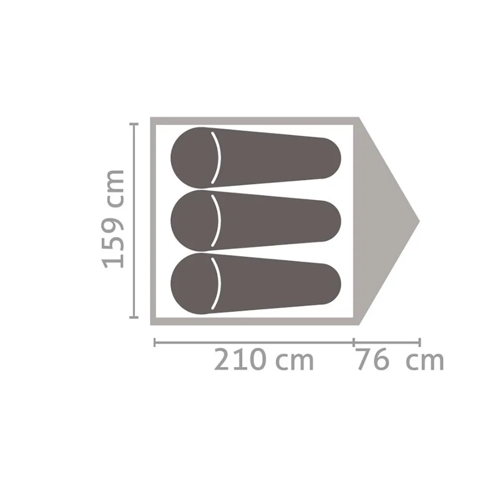 Salewa Atlas Iii Telt, Cactus / grey, 3 Steder