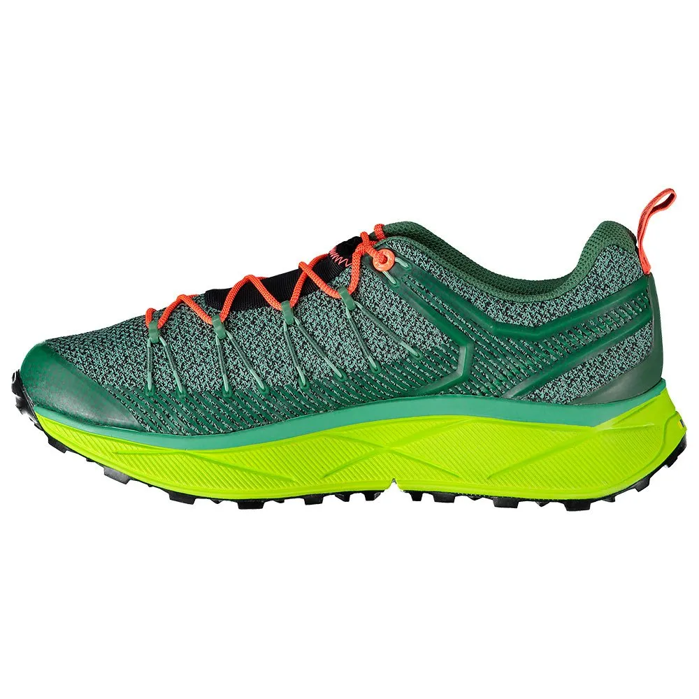Salewa Dropline Trailsko, Feld green / fluo coral