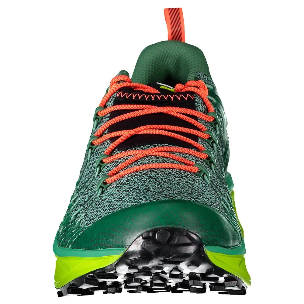 Salewa Dropline Trailsko, Feld green / fluo coral