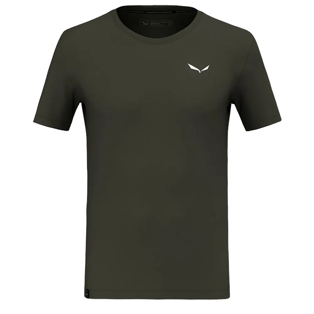 Salewa Eagle Sheep Camp Dry Kortarmet T-skjorte, Dark olive