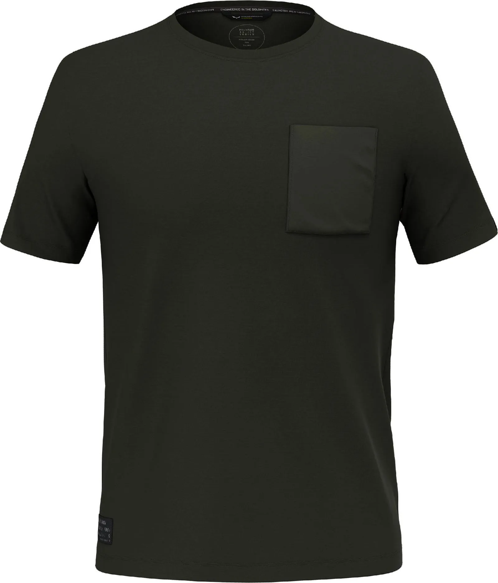 Salewa Fanes Secret Poem AM T-shirt Ms, Dark olive