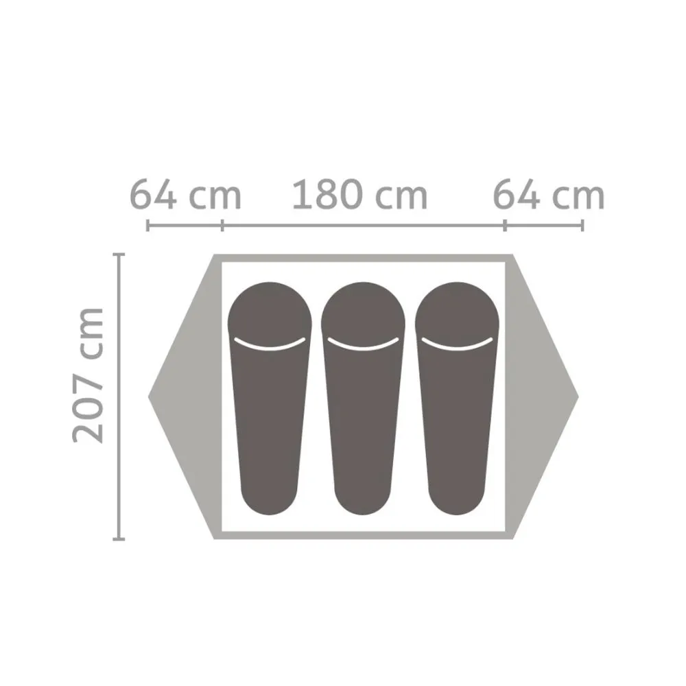 Salewa Latitude Iii Telt, Cactus / grey, 3 Steder Salewa Latitude Iii Telt, Cactus / grey, 3 Steder