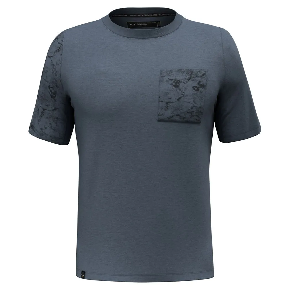 Salewa Lavaredo Hemp M Pocket T-shirt, Java blue