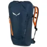 Dark denim / fluo orange