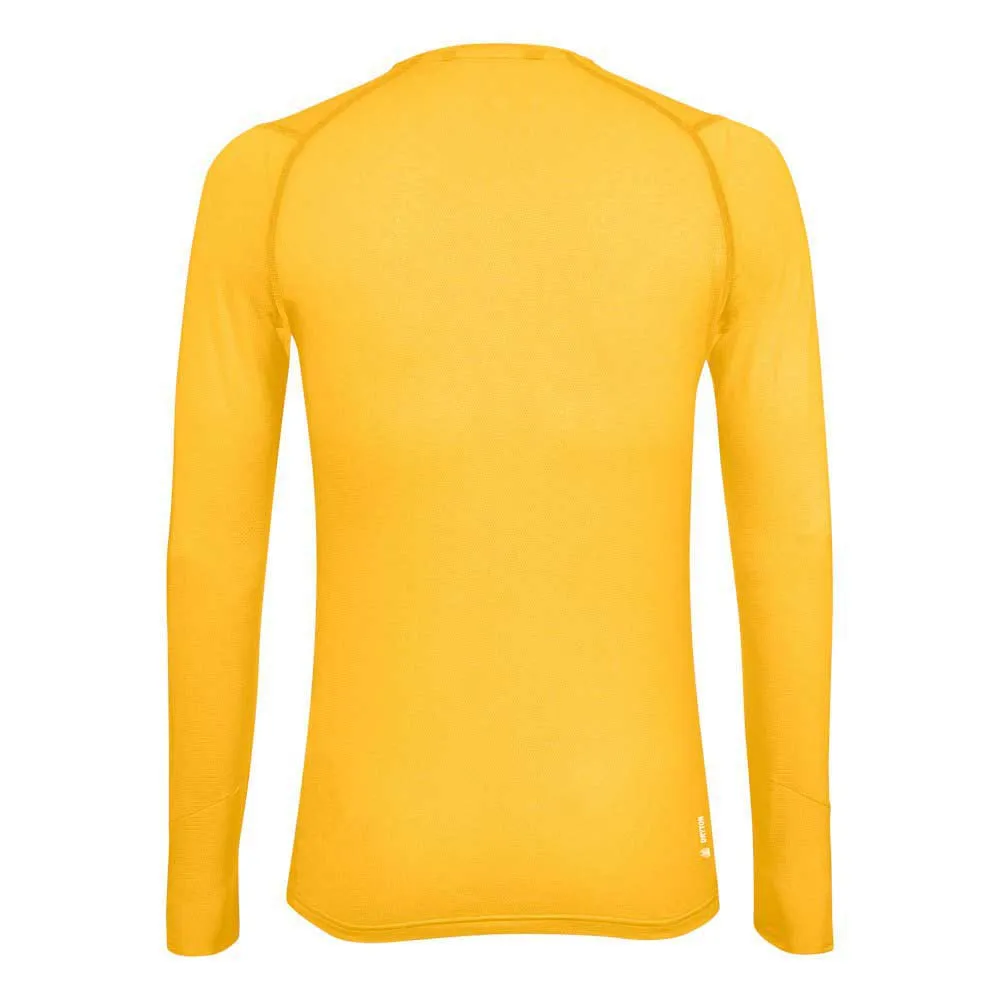 Salewa Pedroc Hybrid 2 Dryton Langarmet T-skjorte, Gold melange