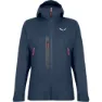 Salewa Pelmo Convertible Powertex/polarlite Avtakbar Jakke, Navy blazer / fluo coral int navy blazer